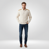 Casual gebreid herengilet – stijlvol en comfortabel voor lente & herfst