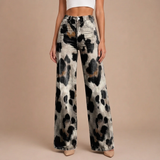 Guépard | Vintage boho broek met chique print