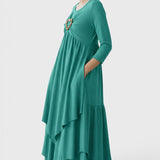 Isabel - Elegante lange jurk