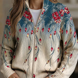 Zillah | Bloemen Pauwenveer Ombre Print